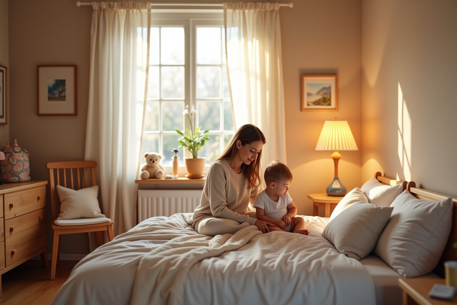 Gemütliche Schlafzimmer für Familien einrichten