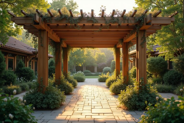 Pergola im Garten: Materialien, Kosten & Genehmigung