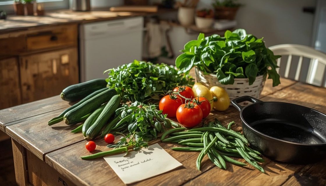 Sommerküche: Gartengemüse in deutschen Rezepten